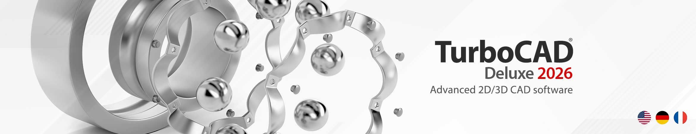 TurboCAD Deluxe 2026 - Advanced 2D/3D CAD Software