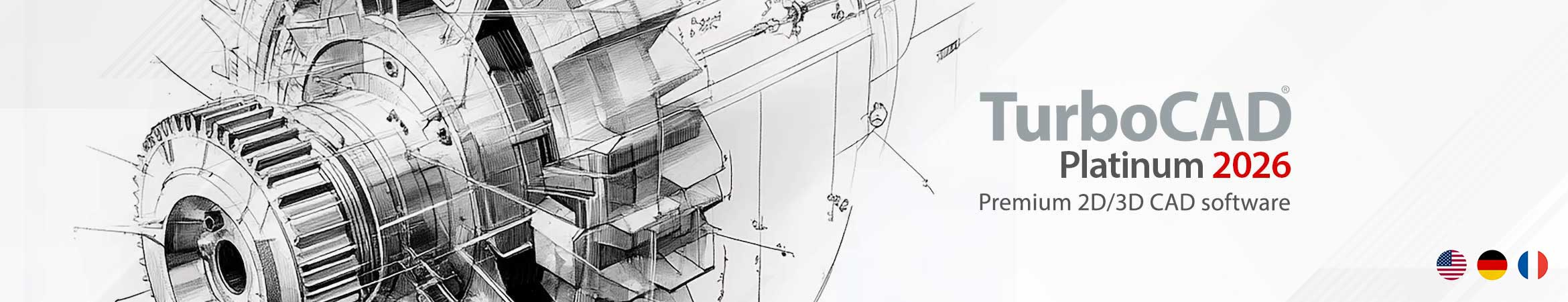 TurboCAD Platinum 2026 - Premium, Professional 2D/3D CAD Software