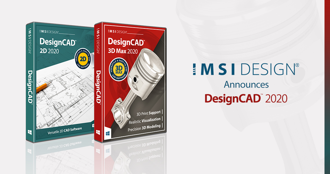IMSI Design Releases New DesignCAD™ 2020