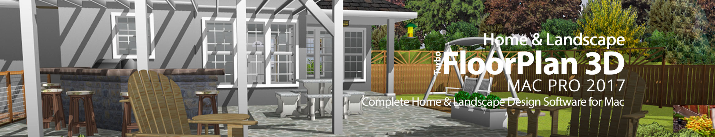 TurboFloorPlan Mac Home & Landscape Pro - Easy-to-Use Home & Landscape Software for Mac