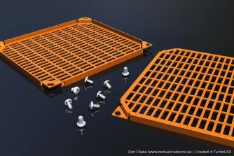 Screens 3D CAD Model & Rendering