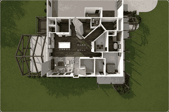 Home addition rendered concept